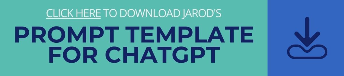 Prompt Template for Chat GPT