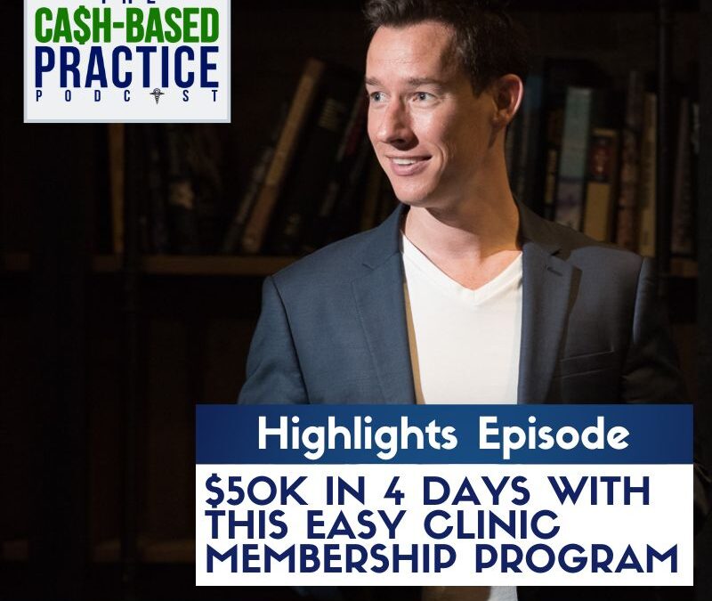 $50K in 4 days with this Easy clinic membership program